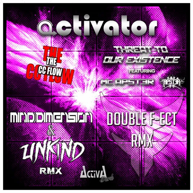 The CC Flow - Mind Dimension & Unkind Remix by Activator, Mind Dimension, Unkind - Hardstyle cover art
