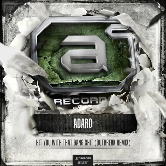 Hit You With That Bang Shit - Outbreak Remix Radio Edit by Adaro - Hardstyle cover art
