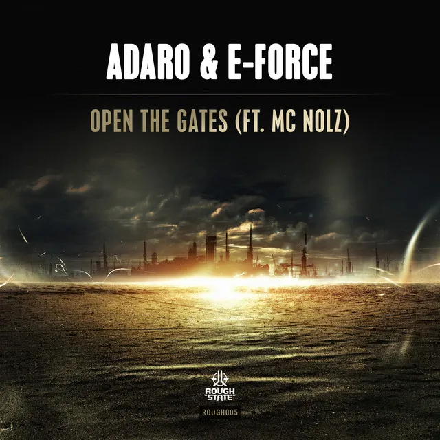 Open The Gates - Radio Edit by Adaro, E-Force, Nolz - Hardstyle cover art