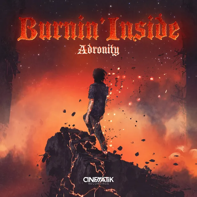 Burnin' Inside by Adronity - Hardstyle cover art