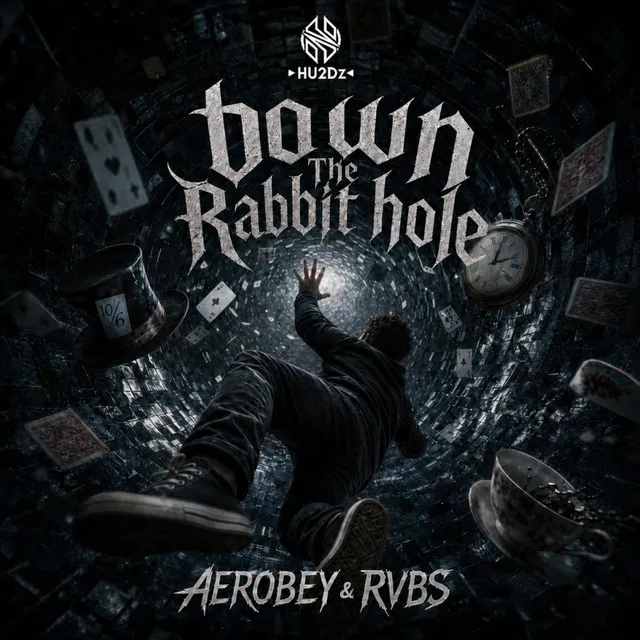 Down The Rabbit Hole by Aerobey, RVBS - Hardstyle cover art