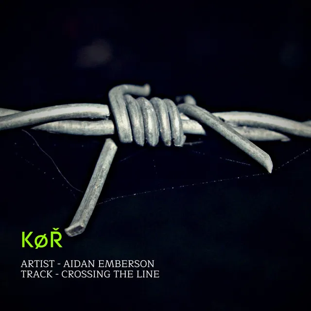 CROSSING THE LINE by Aidan Emberson, KOR TRAX - Hard Techno cover art