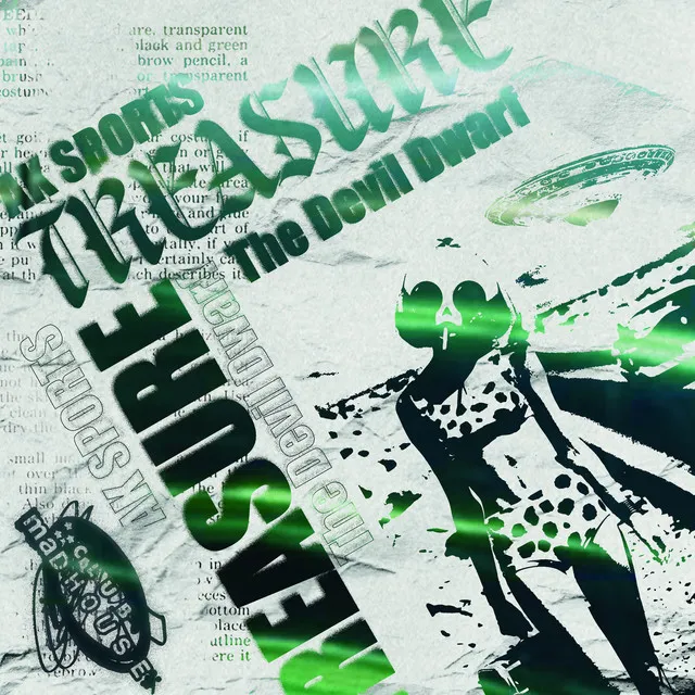 TREASURE by AK SPORTS, The Devil Dwarf - Hard Techno cover art