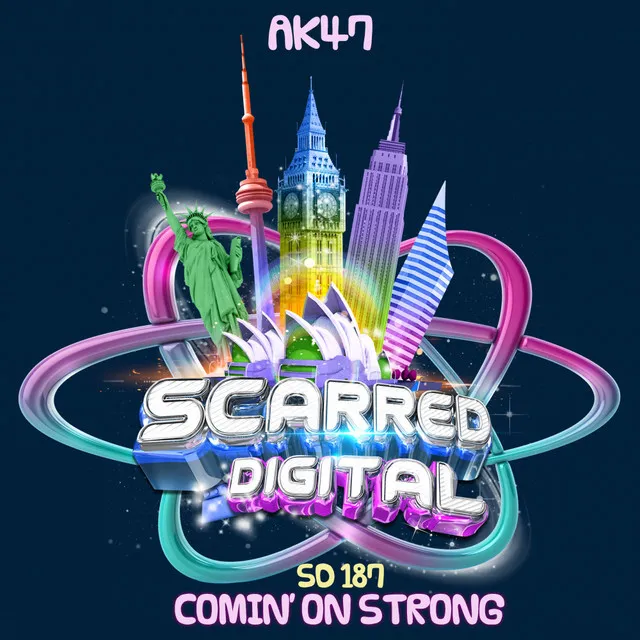 Comin' On Strong by AK47 - Happy Hardcore cover art