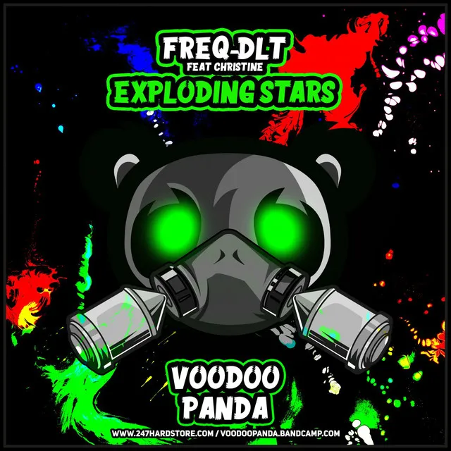 Exploding Stars - Extended Mix by Al Storm, Rob IYF, FREQ-DLT, Christine - Happy Hardcore cover art