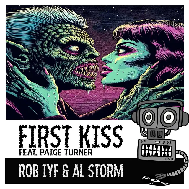 First Kiss - Extended Mix by Al Storm, Rob IYF, 24/7 Hardcore - Happy Hardcore cover art