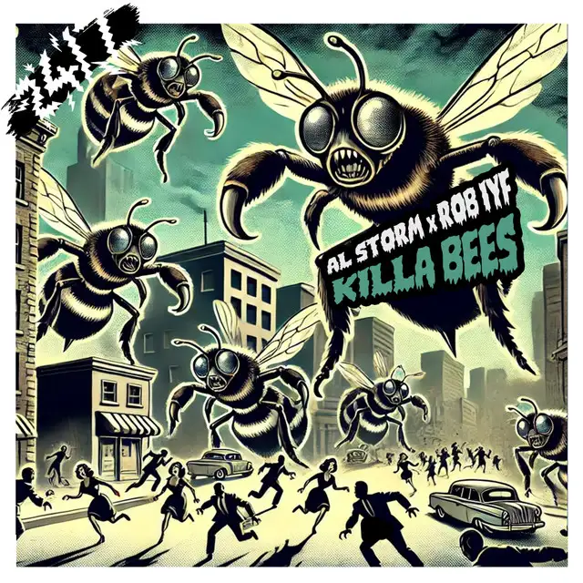 Killa Bees - Extended Mix by Al Storm, Rob IYF, 247 Hardcore - Happy Hardcore cover art