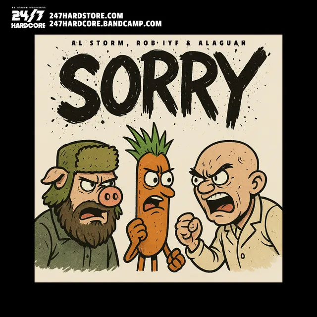 Sorry by Al Storm, Alaguan, Rob IYF, 247 Hardcore - Happy Hardcore cover art