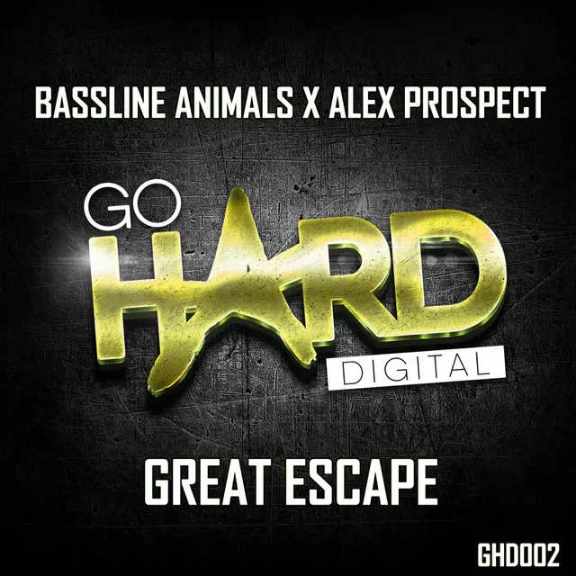 Great Escape by Alex Prospect, Bassline Animals - Happy Hardcore cover art
