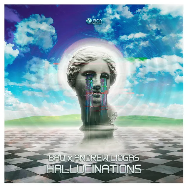 Hallucinations - Radio Edit by Andrew Liogas, BAQ - Hardstyle cover art