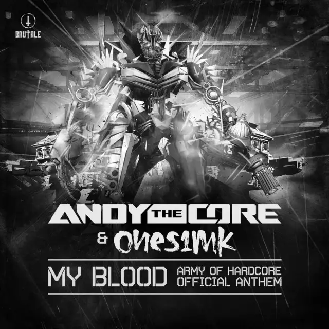 My blood (Army of Hardcore 2015 official anthem) - Edit by Andy the Core, Ones1mk - Uptempo cover art