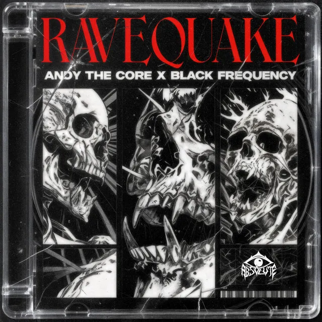RAVEQUAKE by Andy the Core, BLACK FREQUENCY - Frenchcore cover art