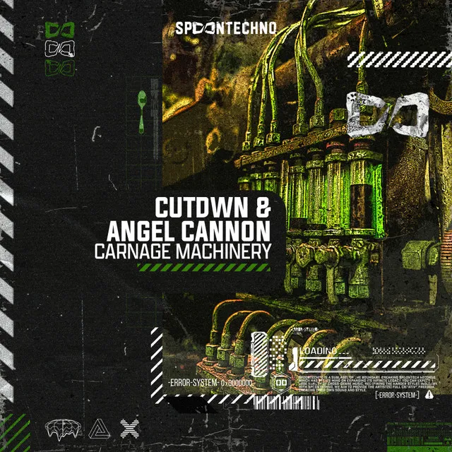 Carnage Machinery by ANGEL CANNON, CUTDWN - Hard Techno cover art