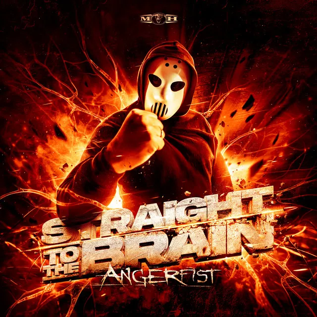 Straight To The Brain by Angerfist - Hardcore cover art