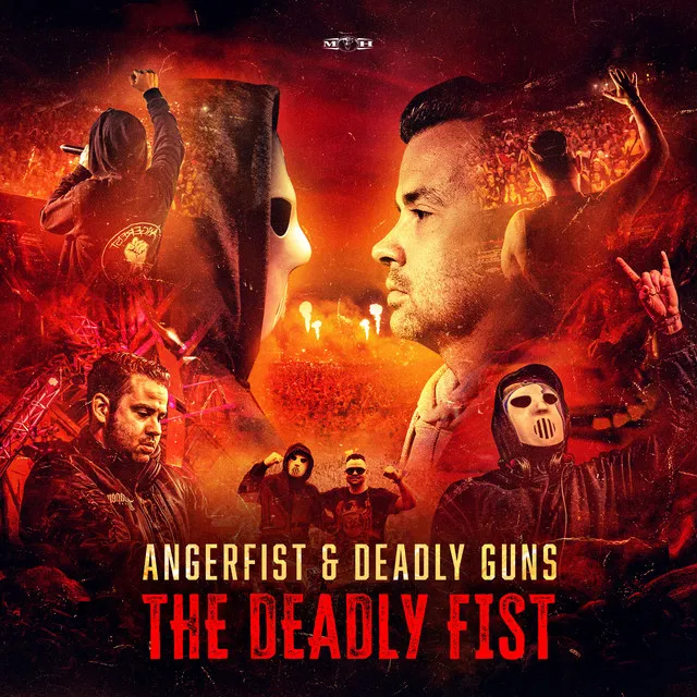 The Deadly Fist by Angerfist, Deadly Guns - Uptempo cover art
