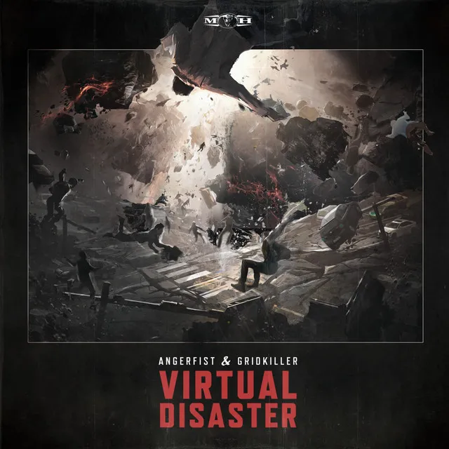 Virtual Disaster by Angerfist, GridKiller - Hardcore cover art