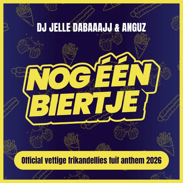 Nog Één Biertje by ANGUZ, Dj Jelle dabaaajj - Hardstyle cover art