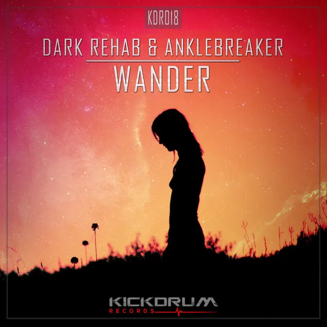 Wander by Anklebreaker, Dark Rehab - Hardstyle cover art