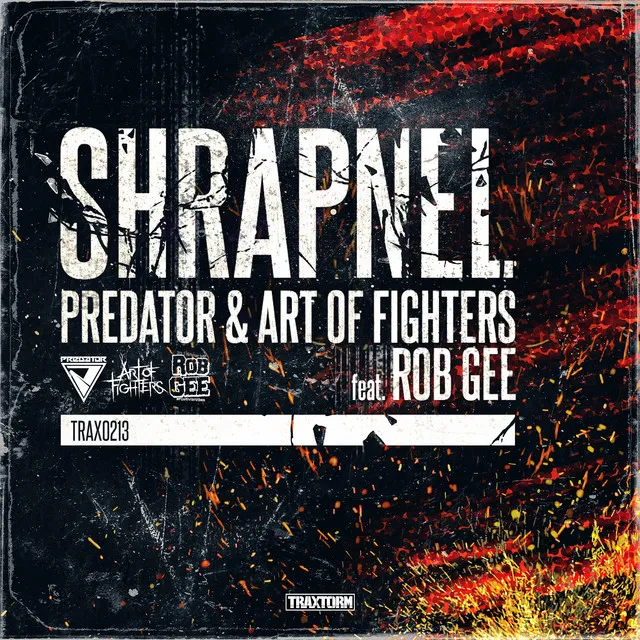 Shrapnel by Art Of Fighters, Rob Gee, Predator - Hardcore cover art