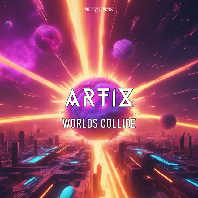 Worlds Collide by Artix - Hardstyle cover art