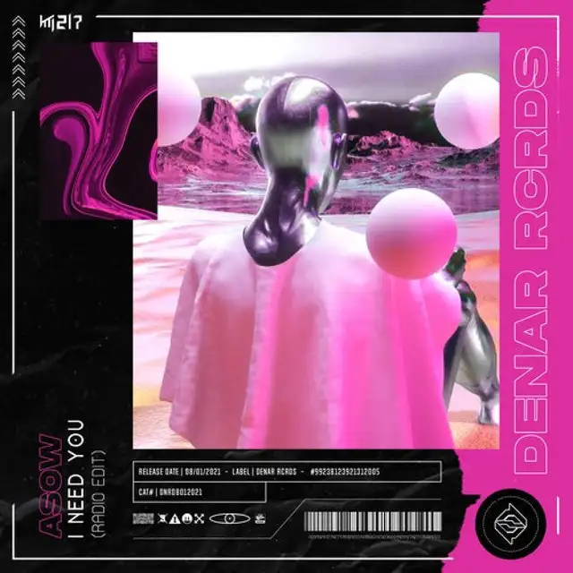 I Need You - Radio Edit by Asow - Hardstyle cover art