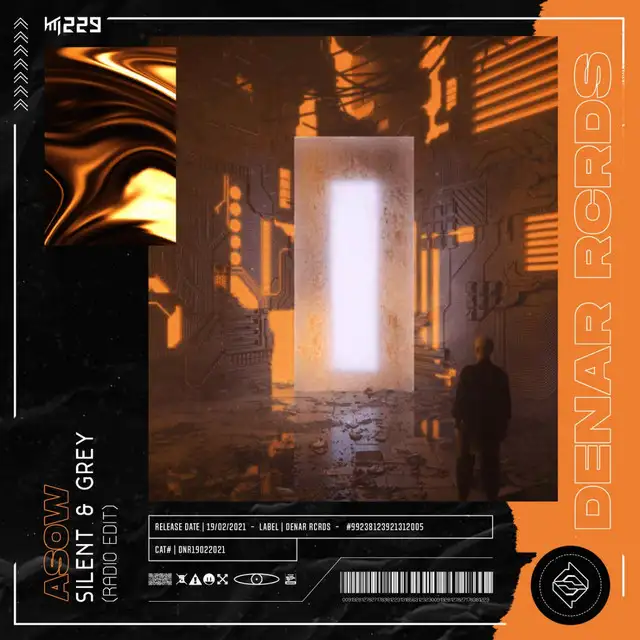 Silent & Grey - Radio Edit by Asow - Hardstyle cover art