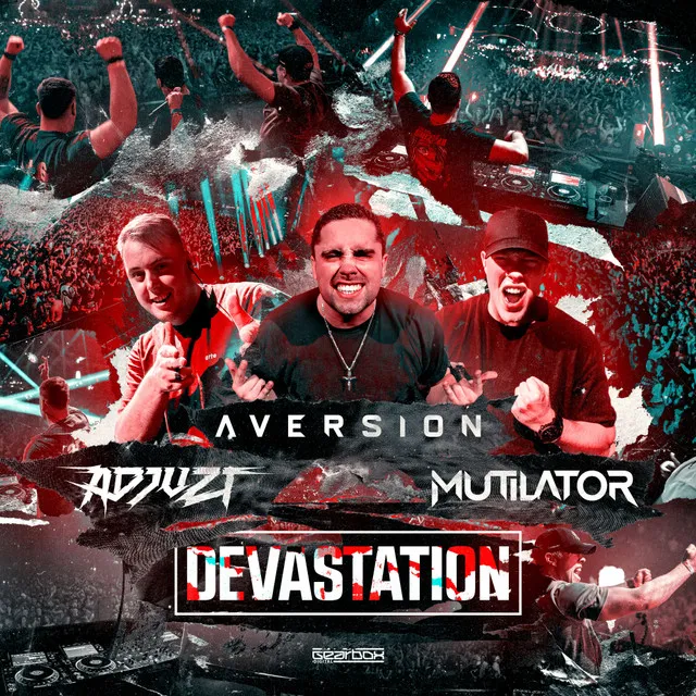 Devastation by Aversion, Mutilator, Adjuzt - Rawstyle cover art