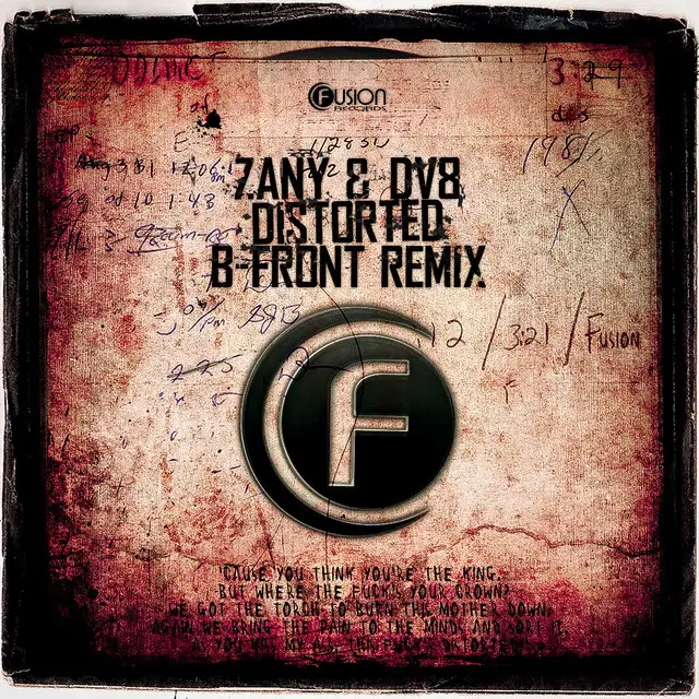 Distorted - B-Front Edit by B-Front, Zany, DV8 - Hardstyle cover art