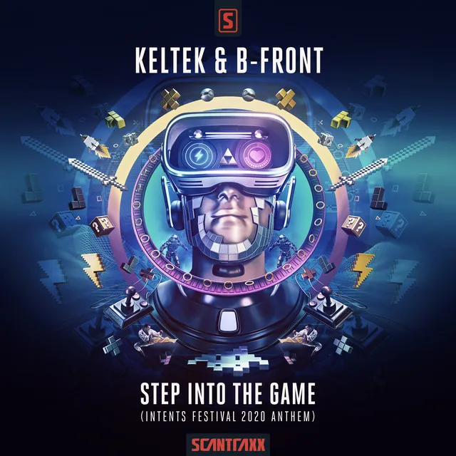Step Into The Game (Official Intents Festival 2020 Anthem) by B-Front, KELTEK - Hardstyle cover art