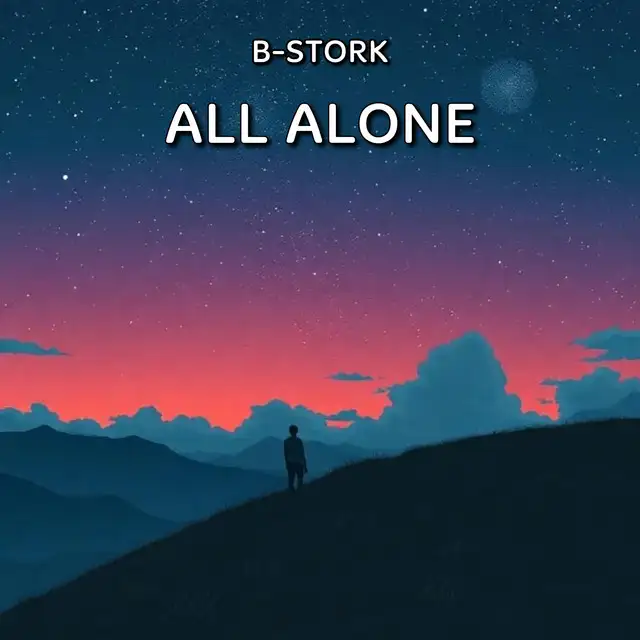 All Alone - Radio Mix by B-Stork - Hardstyle cover art