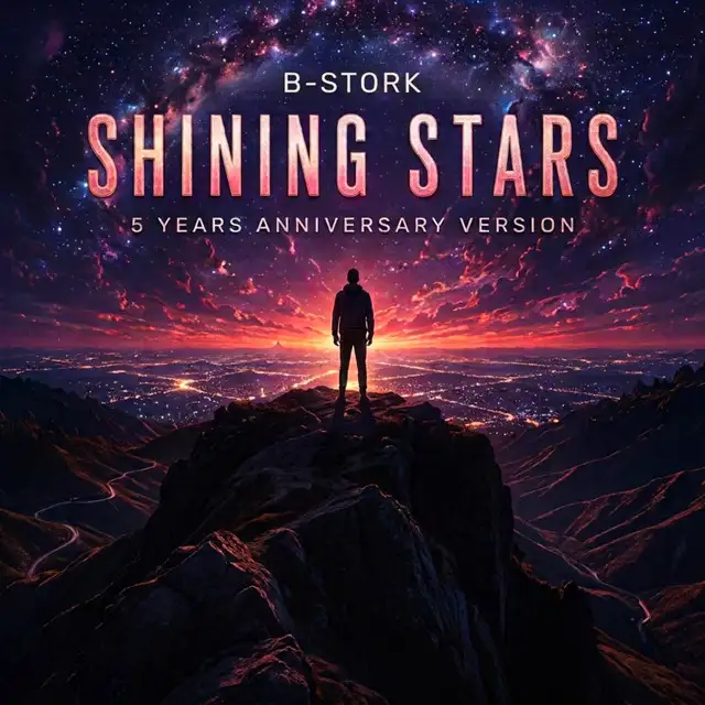 Shining Stars - 5 Years Anniversary Version [Mix] by B-Stork - Hardstyle cover art