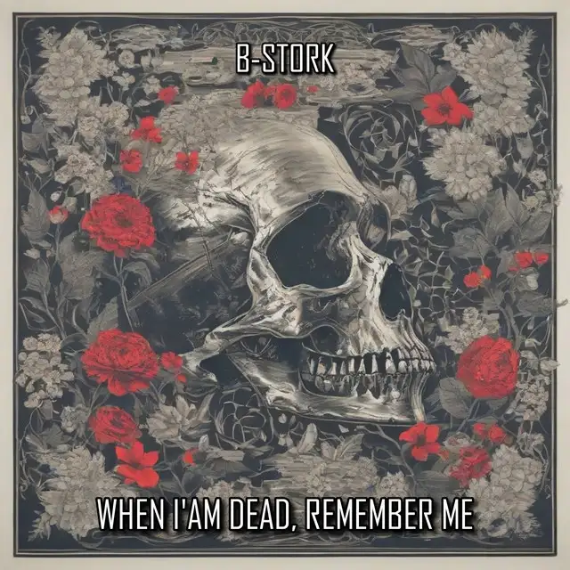 When I'm Dead, Remember Me by B-Stork - Hardstyle cover art