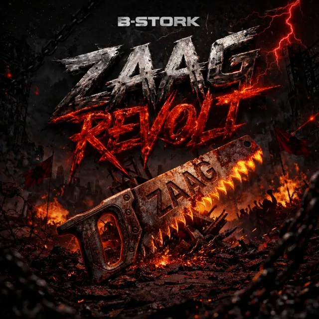 Zaag Revolt - Extended Mix by B-Stork - Hardstyle cover art