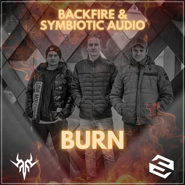 Burn by Backfire, Symbiotic Audio - Hardstyle cover art