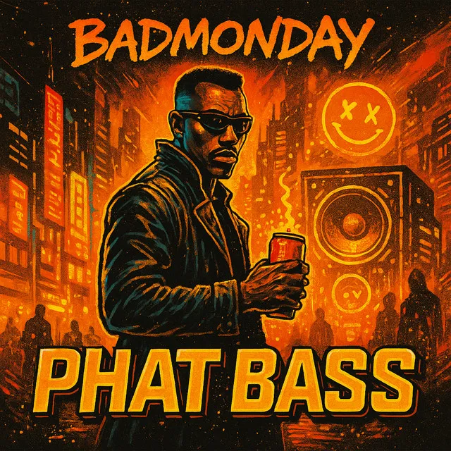 Phat Bass by BadMonday - Hard Techno cover art