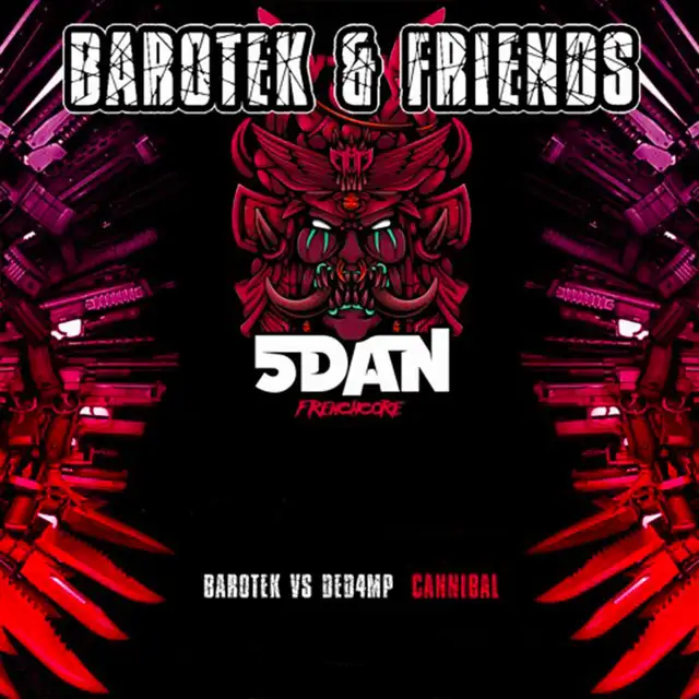 Cannibal by Barotek, Ded4mp - Frenchcore cover art