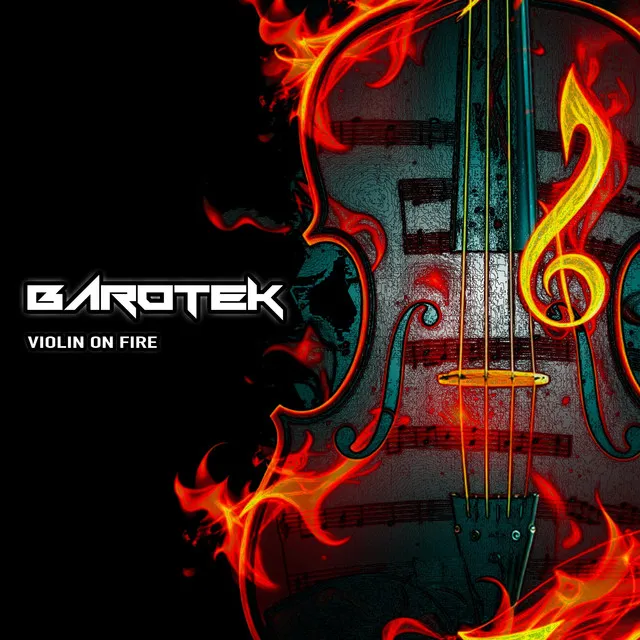Violin On Fire by Barotek - Frenchcore cover art