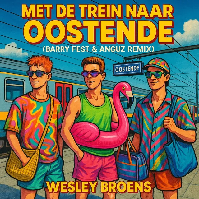 Met de Trein naar Oostende - Hardstyle Remix by Barry Fest, ANGUZ, Wesley Broens - Hardstyle cover art