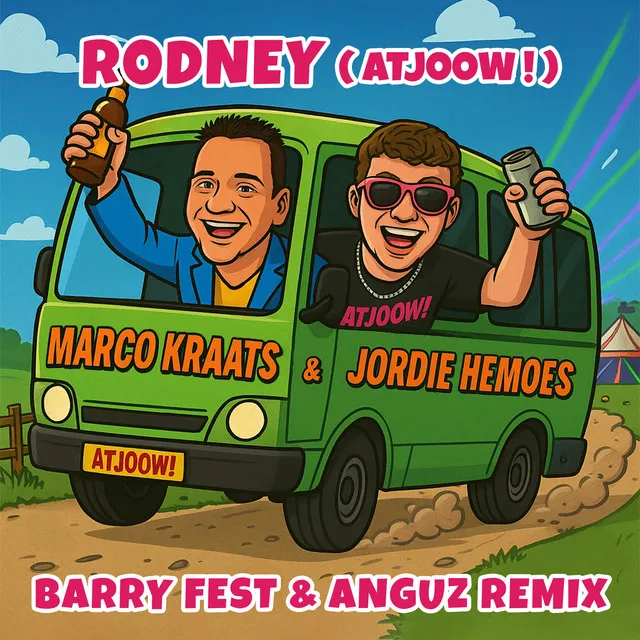 Rodney ( Atjoow! ) - Barry Fest & Anguz Remix by Barry Fest, Marco Kraats, ANGUZ, Jordie Hemoes - Hardstyle cover art