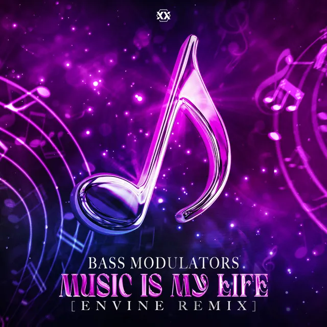 Music Is My Life - Envine Remix by Bass Modulators, Envine, Céline Dib - Hardstyle cover art