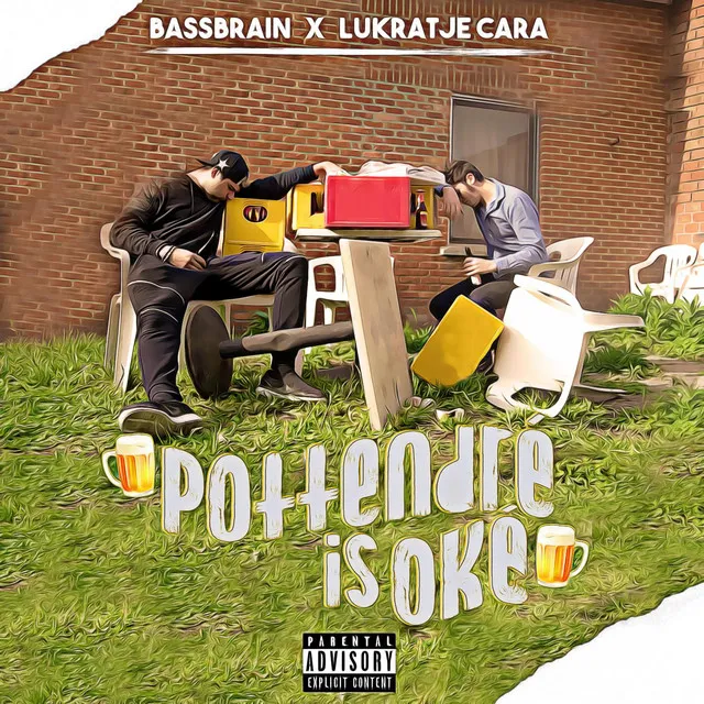 Pottendré Is Oké by Bassbrain, Lukratje Cara - Hardstyle cover art