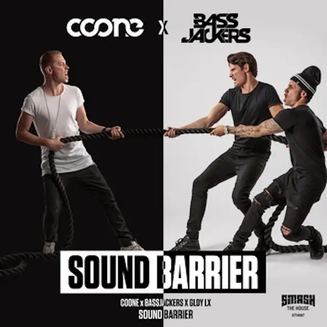 Sound Barrier by Bassjackers, Coone, GLDY LX - Hardstyle cover art