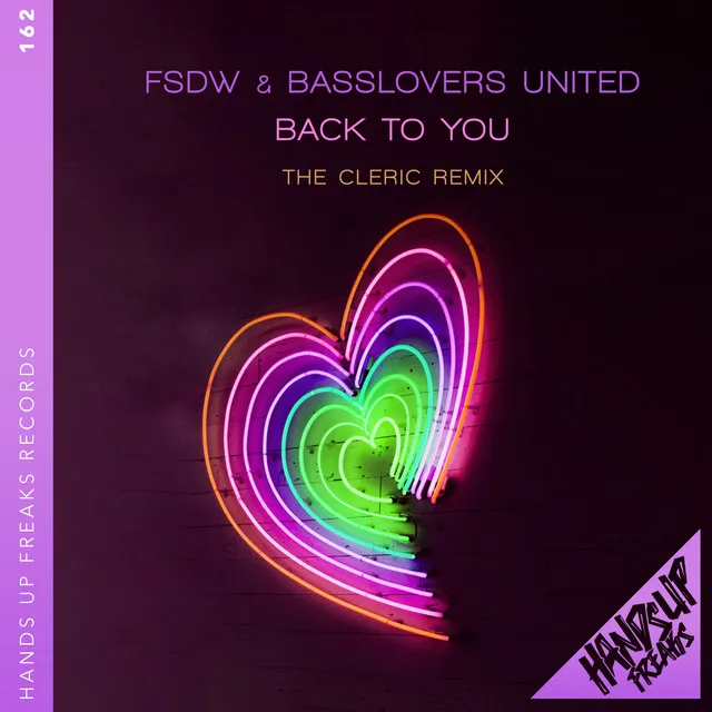 Back to You - The Cleric Remix by Basslovers United, FSDW, The Cleric - Hardstyle cover art