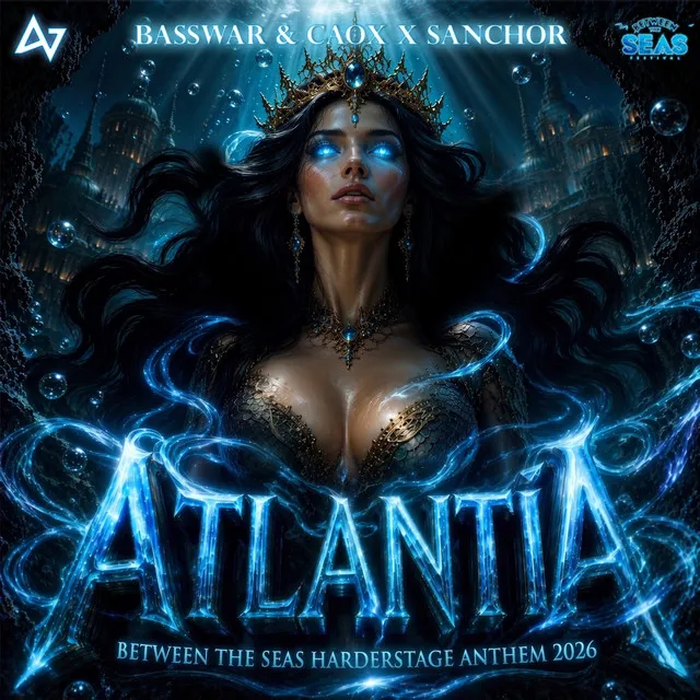 Atlantia (Between The Seas Harderstage Anthem 2026) by BassWar & CaoX, ACTIVATED Records, Sanchor - Hardstyle cover art