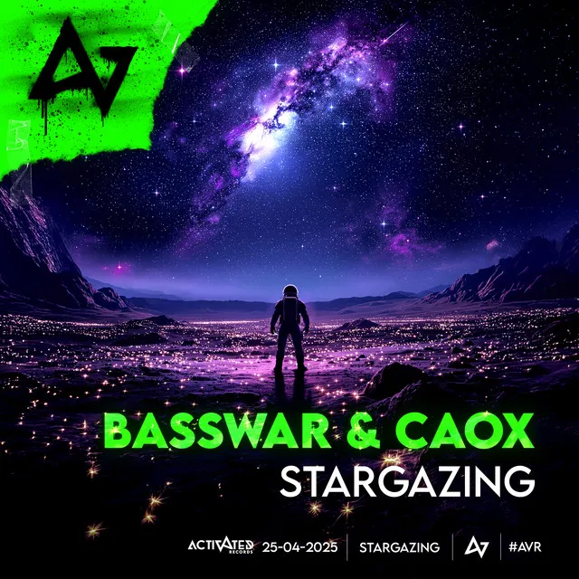 Stargazing by BassWar & CaoX, ACTIVATED Records - Happy Hardcore cover art