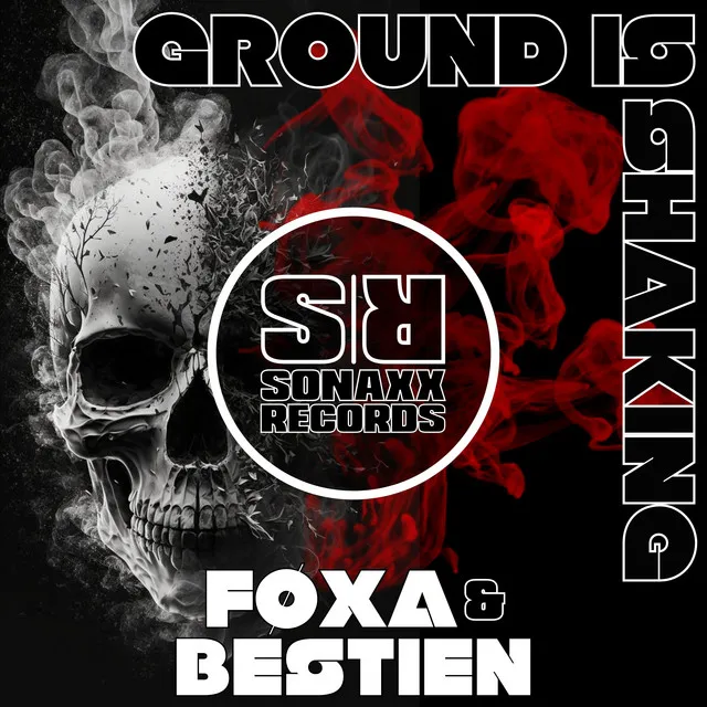 Ground Is Shaking by Bestien, FØXA - Hardstyle cover art