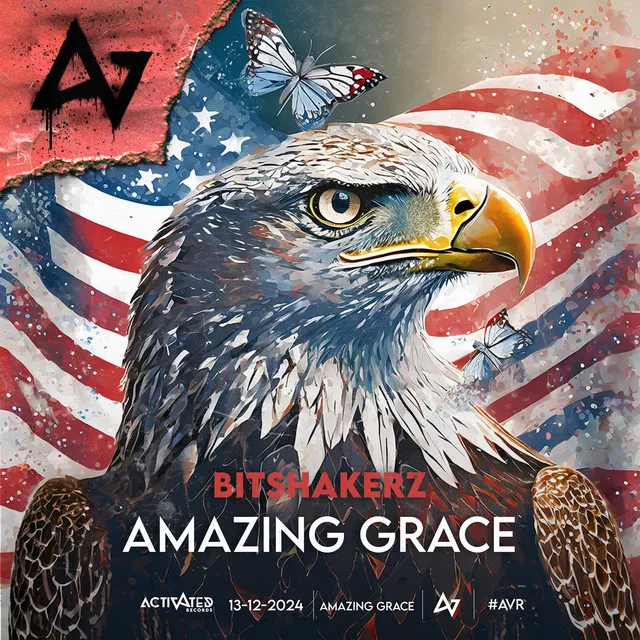 Amazing Grace by Bitshakerz, ACTIVATED Records - Hardstyle cover art