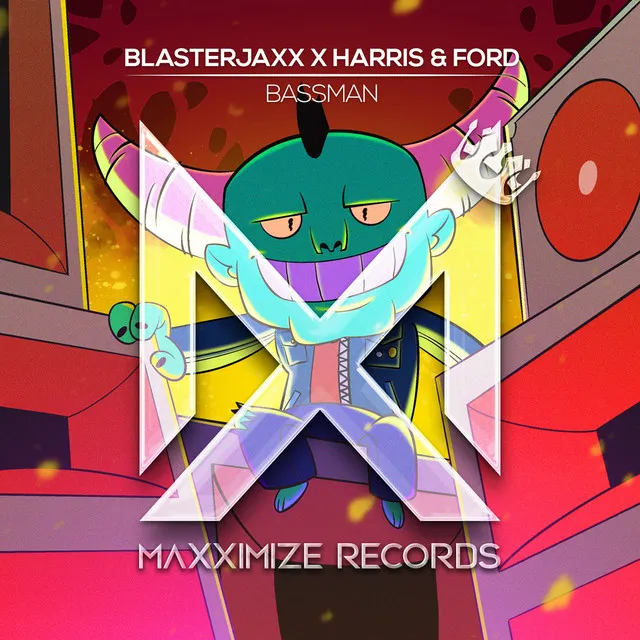 Bassman by Blasterjaxx, Harris & Ford - Hardstyle cover art