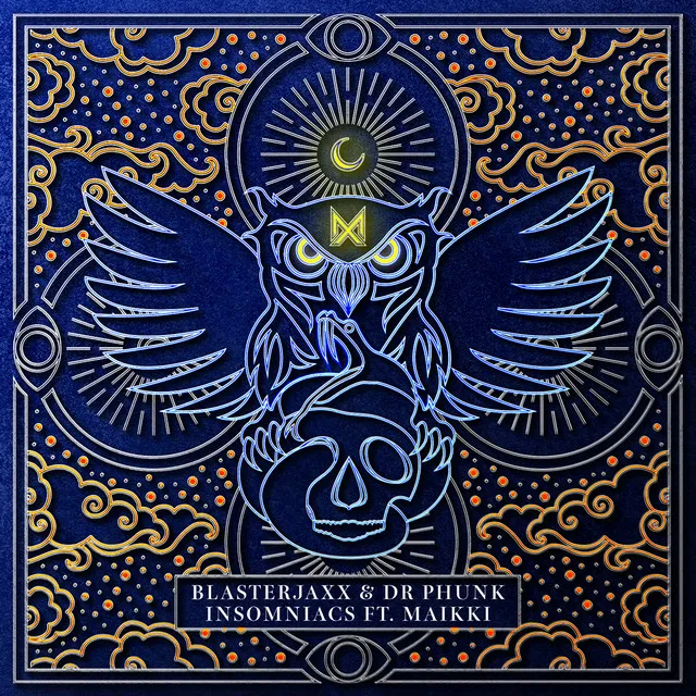 Insomniacs (feat. Maikki) by Blasterjaxx, Dr Phunk, Maikki - Hardstyle cover art