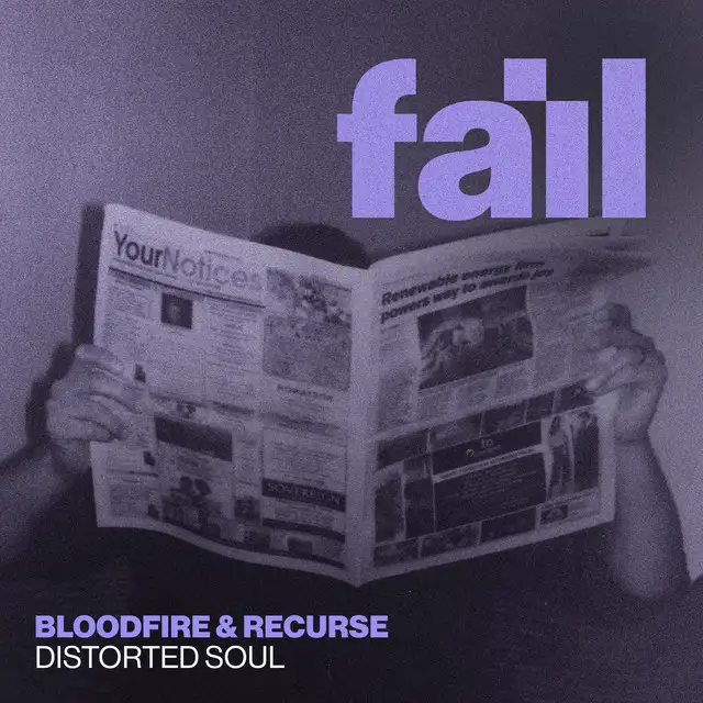 Distorted Soul by Bloodfire, REcurse - Hardcore cover art